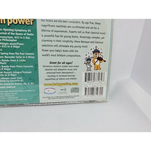 Baby Genius Brain Power CD No Scratches Clean - Picture 6 of 10